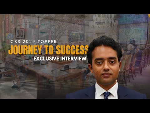 Journey to Success: Interview with CSS Topper Muhammad Shafay Ijaz || Struggles & Advice