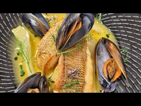 How to plate like a chef-Seafood dish 