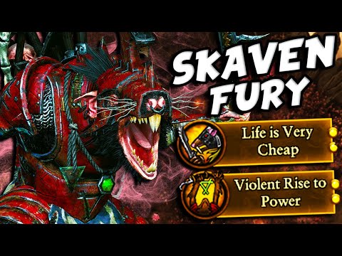 Unleashing Skaven Fury with Queek Headtaker in Total Warhammer 3!