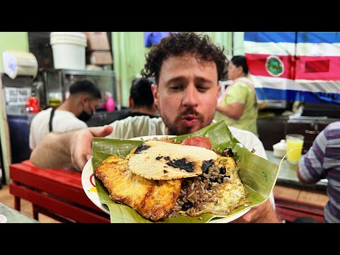 Probando COMIDA CALLEJERA en Costa Rica | ¡Simplemente deliciosa! 🇨🇷