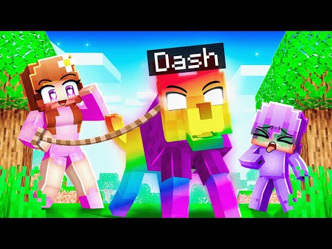 I Became an OP RAINBOW Dog in Minecraft…