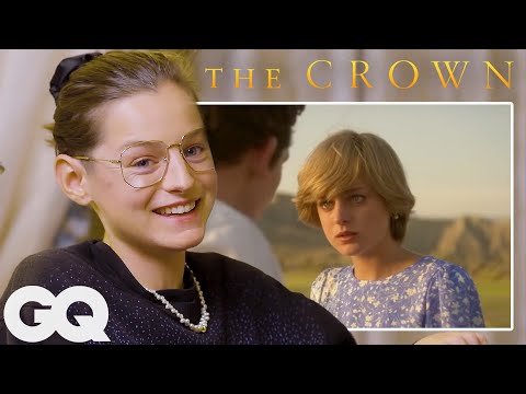 Emma Corrin Breaks Down Princess Diana Scenes From 'The Crown' | Action Replay