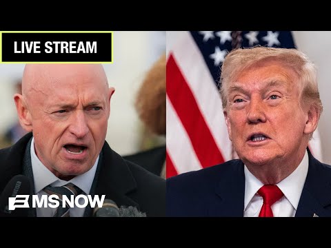 LIVE: Sen. Mark Kelly speaks out about Trump and Hegseth's threats