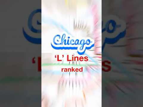 Chicago ‘L’ Lines Ranked