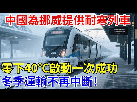 中國為挪威鐵路提供耐寒列車，零下40℃啟動壹次成功，冬季運輸不再中斷！【解鎖大國工程】#中國#制造#中國基建#工程建造#超級工程