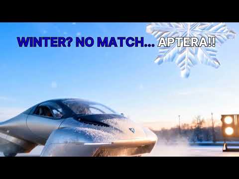 Aptera SEV - WINTERTIME BLUES!!! 🥶🤧☃️🌞😎