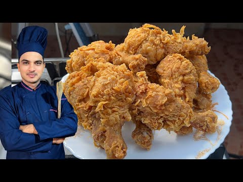 Secret KFC Style Fried Chicken|Extra Crispy Fried ChickenRecipe|Fried Chicken Recipe By Chef M Afzal