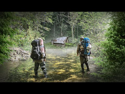 4 DAYS IN THE DEEP TAIGA - SEARCH FOR A LOST HUT and FISHING ON WILD RIVERS
