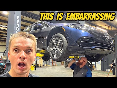 Here's all of the quality issues my mechanic found with my $118,000 Mercedes-Benz EQS flagship EV.