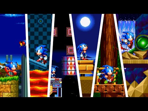 SONIC MANIA PLUS MODS - NEW LEVELS (2 HOURS GAMEPLAY)
