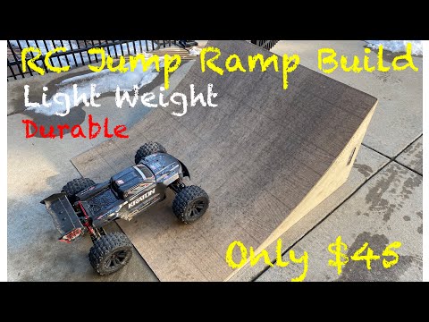 RC Jump Ramp under $45 step by step build
