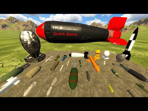 Testing All Nuclear Bombs in a City | GMod