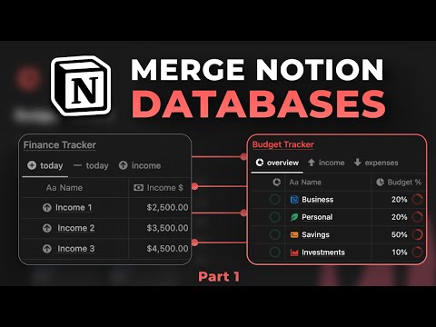How to merge Notion databases with each other