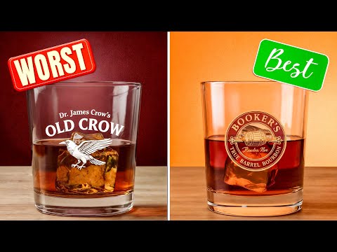 15 Famous Bourbon Brands RANKED Worst to Best!