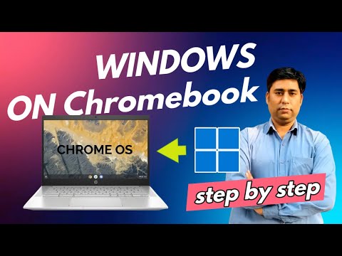 How To Install Windows On ChromeBook 2024 | Run Windows 10 / 11 Install On Chromebook | HP Pro C640