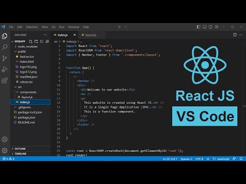 Create Your First React Application using Visual Studio Code