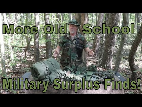 Old School Military Surplus Finds!