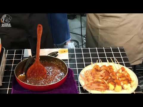 街頭小食   秘制辣汁配魚蛋, 魷魚, 牛栢葉