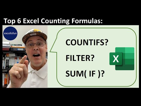 Top 6 Excel Counting Formulas: COUNTIFS, FILTER or SUM(IF) functions? Excel Magic Trick 1819
