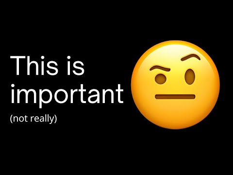 a stupid video about the use of emojis