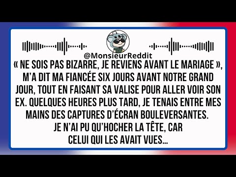 « Ne Sois Pas Bizarre, Je Serai De Retour Avant Le Mariage », M’a Dit Ma Fiancée...
