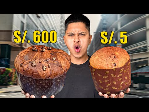Probé panetón de S/600 VS de S/5