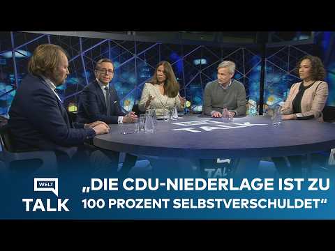 WELT TALK SPEZIAL: Ulf Poschardt zerpflückt die Südwest-CDU ‒ "Mir tut Philipp Amthor leid"