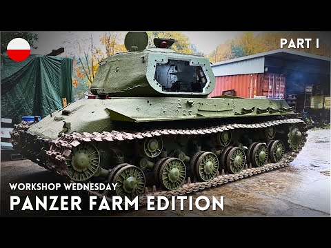 WORKSHOP WEDNESDAY: Kurt and Beau visit PANZER FARM! Ft. StuG world, SdKfz 250, T34 PLUS JS2 Ride