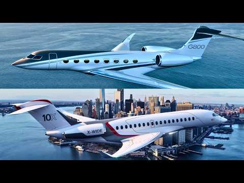 Gulfstream G800 vs Dassault Falcon 10X | ULTIMATE JET COMPARISON