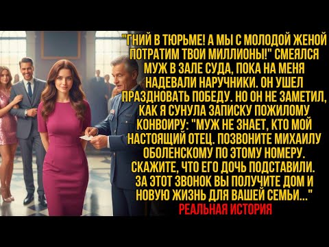 МУЖ ОТПРАВИЛ МЕНЯ В ТЮРЬМУ — но конвоир, узнав, кто мой отец, сказал: «ЗАВТРА МУЖ ПОТЕРЯЕТ ВСЁ»