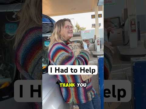 She Asked for Gas… This Happened 😢 #Kindness #HelpingStrangers #FaithInHumanity #PayItForward