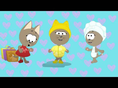 Разноцветные одежки -  песенка от Котэ и Синего трактора - песенки для детей - учим цвета