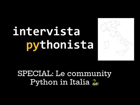 Puntata speciale dal vivo: le Community Python in Italia