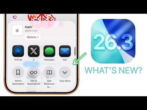 iOS 26.3 Released - What's New?