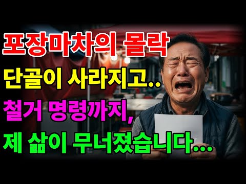 퇴근길 명소였던 18년 버틴 포장마차가 몰락한 이유! ㅣ노후자금사연ㅣ인생사연ㅣ오디오북