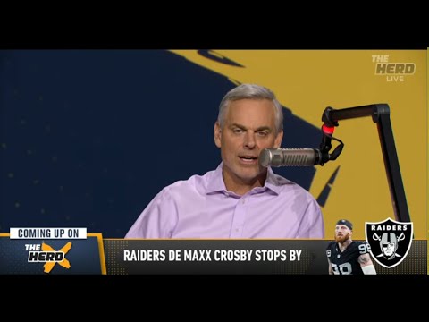 THE HERD | Maxx Crosby REFUSES To Answer Colin Cowherd About Las Vegas Raiders TRADE | NFL