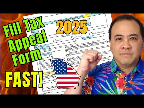 How to FILL out GA tax appeal Form in 8 minutes! PT-311-A (2025)