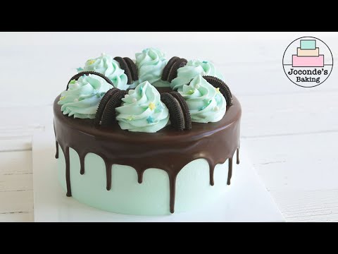 Mint Chocolate Cake with Mint Candy