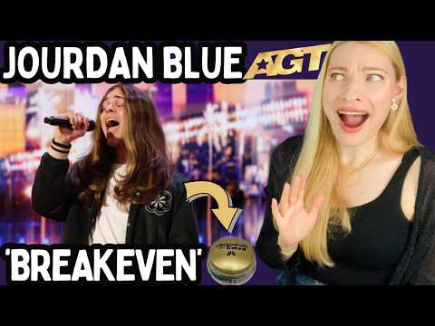 Vocal Coach Reacts: JOURDAN BLUE Golden Buzzer Audition AGT 2025! 'Breakeven' First Listen!