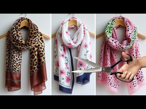 3 Best and Fast Recycle Old Scarves ♻️ Very Easy Sewing Ideas