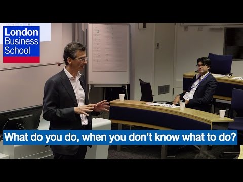 A Day of Executive Education - David Lewis - What do you do, when you don't know what to do?