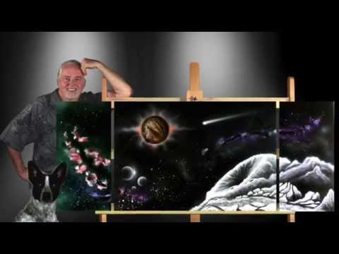 "The 13th Moon" New painting! -by Randall Marmet'