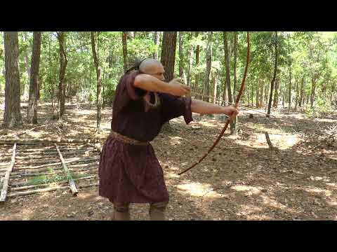 Woodland Hunting Bow and Arrow