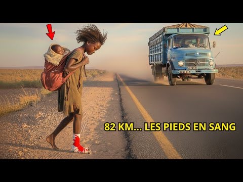 Une fillette de 12 ans marche 82 km pour sauver son frère mourant… Ce routier change leur destin