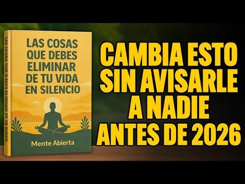 “Oblígate a ELIMINAR estas 10 Cosas de tu Vida ANTES de 2026” | Audiolibro