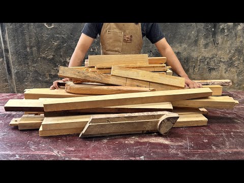 Genius Recycled Wood Project You’ll Want to Try // How To Make A Tea Table With A Unique Style