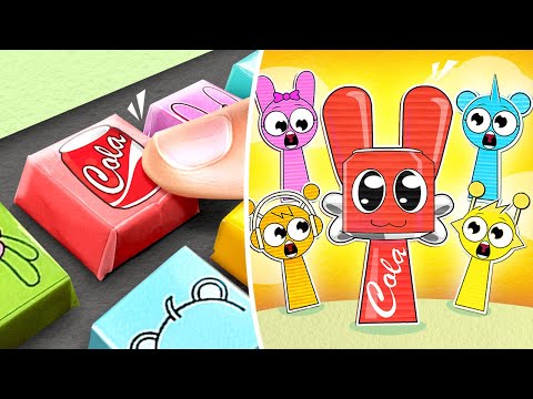 Sprunki Coka's Paper Palace 🏰✨ Pyramixed DIY Challenge Fun!