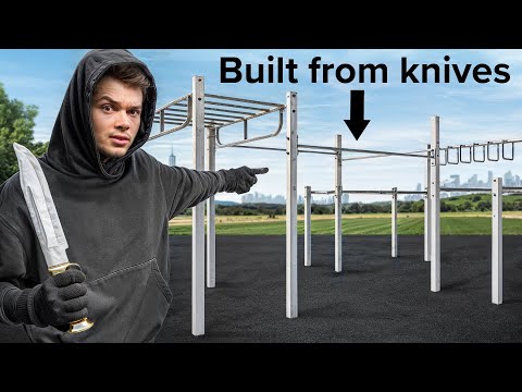 I Visited a Gym Made Out Of Crazy Weapons