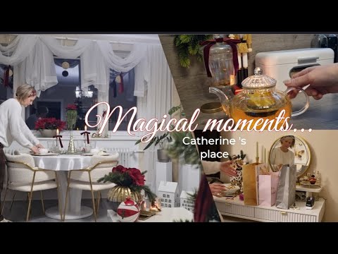 Cozy and productive moments at home in winter ❄️Aesthetic table decorations #home #winter #design