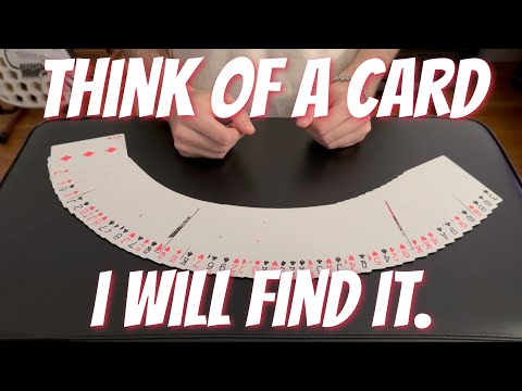 Think Of Any Card | IMPROMPTU Card Trick Tutorial